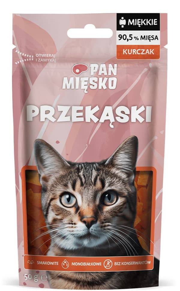 Mr. Meat | Kattegodbidder - Bløde snacks 50g