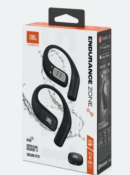 JBL Endurance Zone Trådløse Øretelefoner Sort-grå