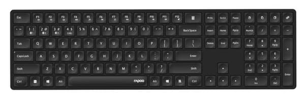 RAPOO E8020M Trådløst Tastatur Sort