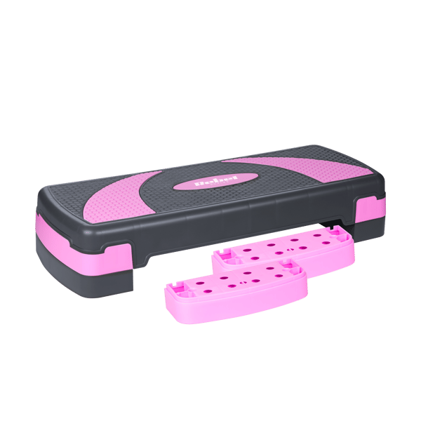 Step aerobic 78 cm træningsplatform 3 niveauer moduleret justerbar podium