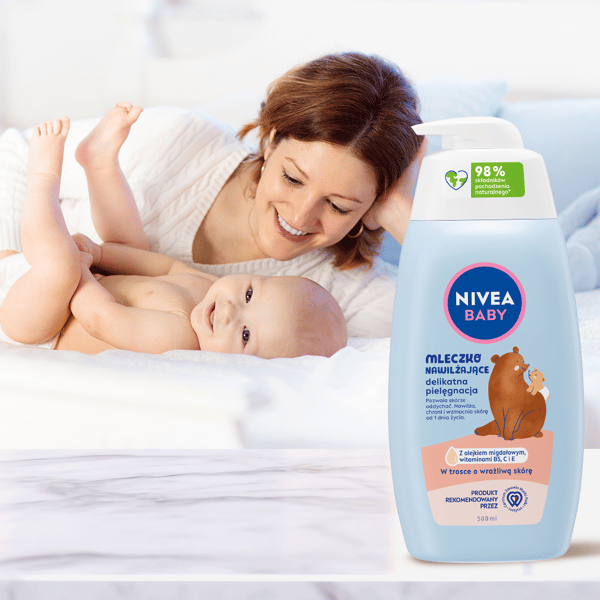 NIVEA BABY Kosteutusvoide herkkä ihonhoito 500 ml