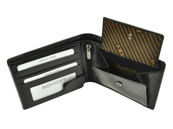 Rovicky PC-103-BAR RFID-nahkainen miesten lompakko