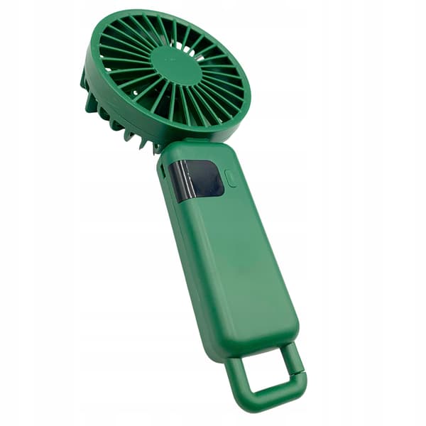 Mini ventilator håndholdt bordmodel stille foldbar kraftig 3000 mAh USB-C