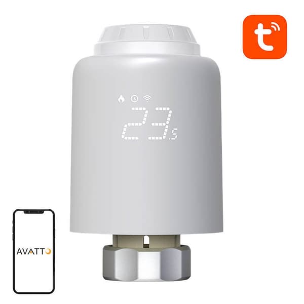 Avatto TRV07 Zigbee 3.0 TUYA Smart Termostathoved