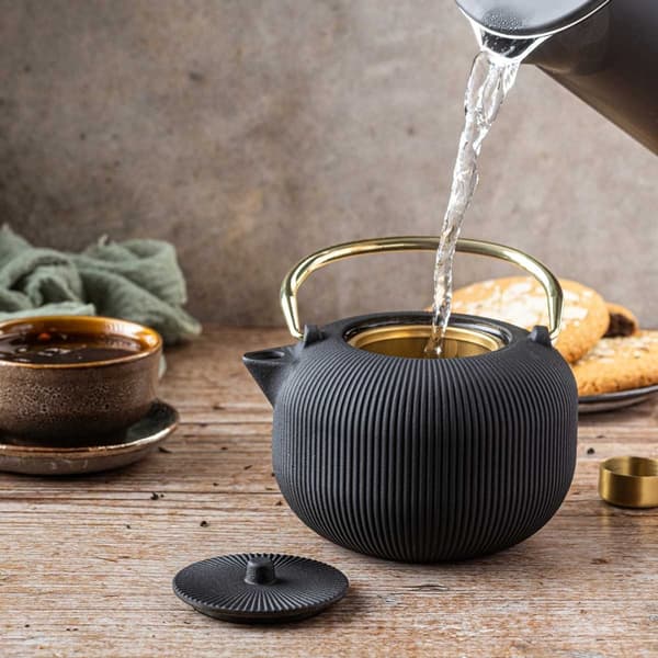 Støbejernstekande 1L med filter Kinghoff KH-1931