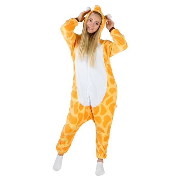 Kigurumi-pyjamas Giraff XL: 175-185 cm
