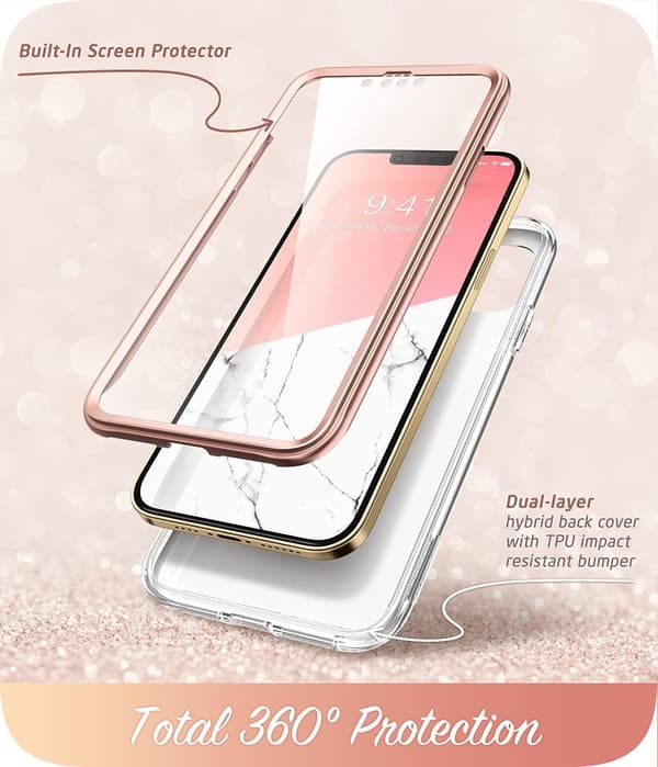 ROSA FODRAL TILL IPHONE 13 PRO 6.1'
