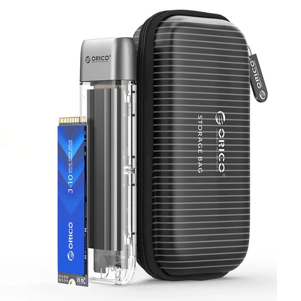Orico TXM2-C3 M.2 NVME USB-C 3.2 10 Gb/s hårddisk - grå