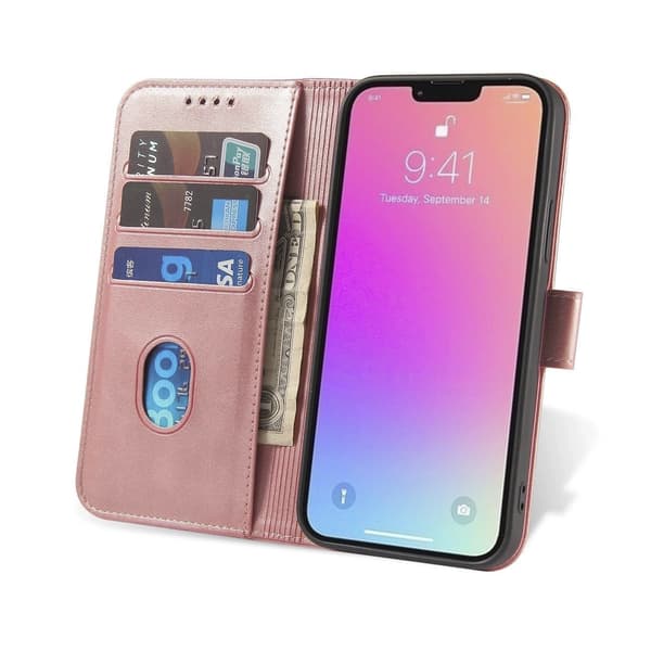 Magnetcover med Flip til Samsung Galaxy S24 FE - Lyserød