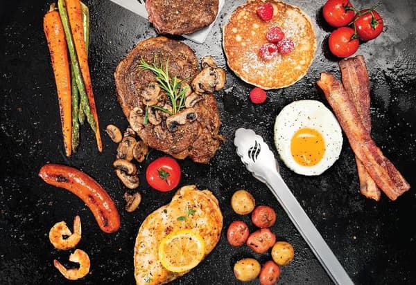 Gasgrill BLACKSTONE 2142 EU Sort-sølv