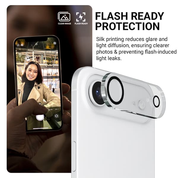 Crong Lens Shield - Glas til iPhone Air kamera og objektiv