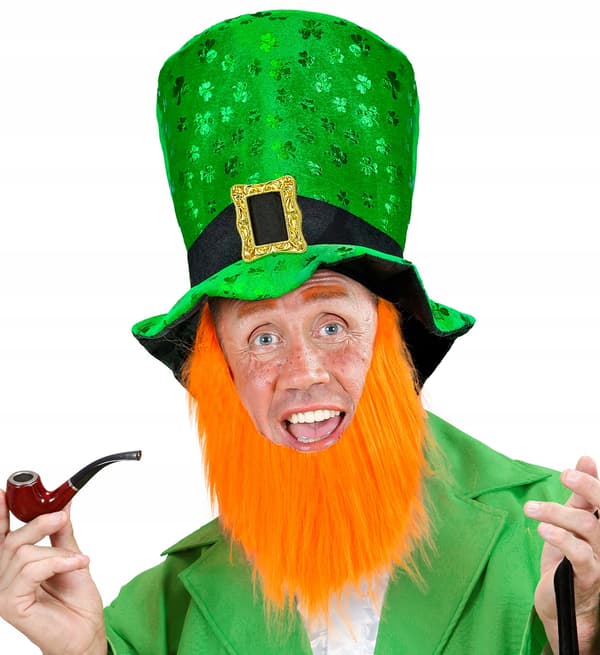 Hatt med skägg Leprechaun Irländsk leprechaun St. Patrick's Day
