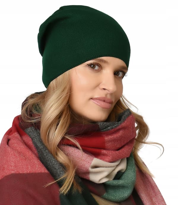 Dame efterårshue, moderne stil, lukket, POLSK PRODUCENT, vinter UNI V3