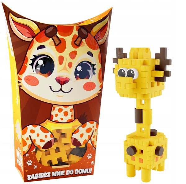 Marioinex Mini Vaffel POKET PETS - GIRAFFE sæt