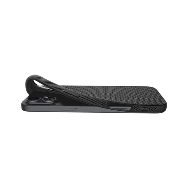 Spigen Liquid Air - iPhone 16 -kotelo (mattamusta)