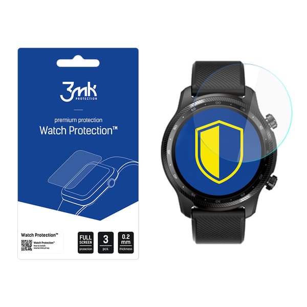 TicWatch Pro 3 Ultra - 3mk kellonsuoja FlexibleGlass