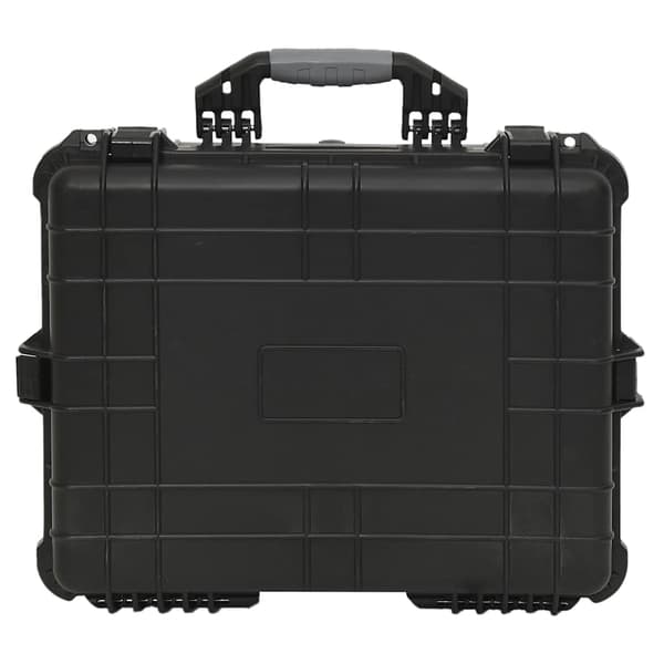 vidaXL Flightcase, svart, 55x43x21 cm, PP