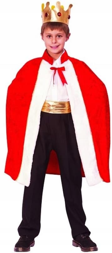 Kongekostume Kongekostume Linealkappe Krybbespilforestilling 110/120cm