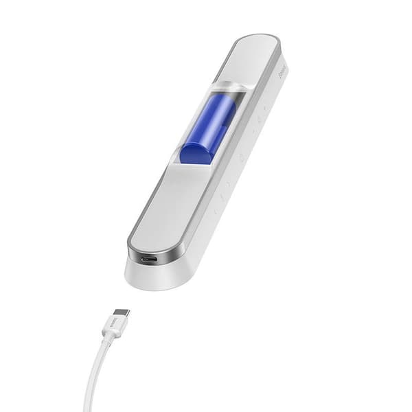 Baseus Magnetic Stepless Pro Magnetisk Lampe med Touchpanel (Hvid)
