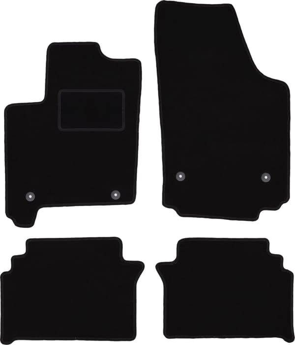 Set velourmattor för Opel Meriva A minivan (2002-2010)