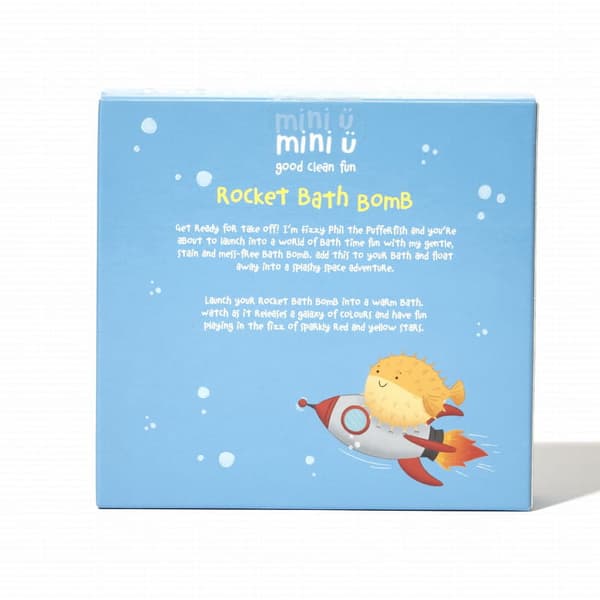 Rocket - avaruusporeileva kylpypallo lapsille, Mini-U