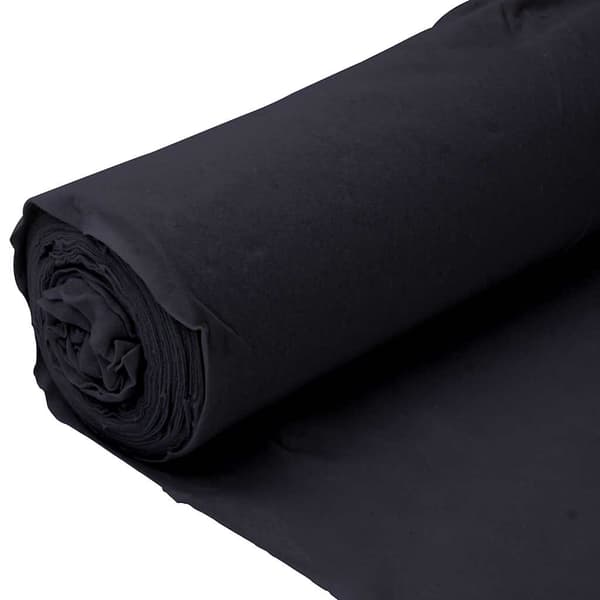 vidaXL Geotextil, Svart, 1x50 m, Polyesterfiber