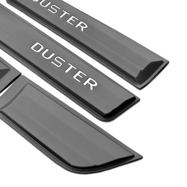 Oven suojalistat Dacia Duster 2018-2024 hopeakirjaimilla