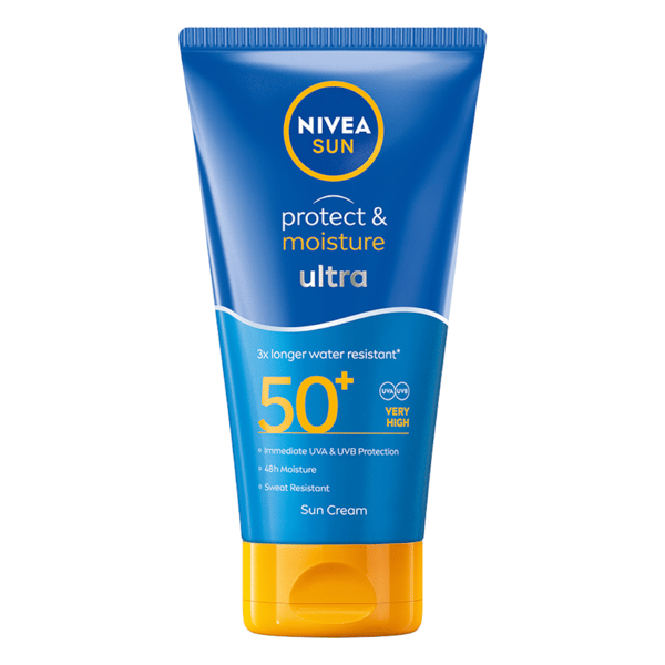 NIVEA SUN fuktig solkräm SPF 50+, 150ml