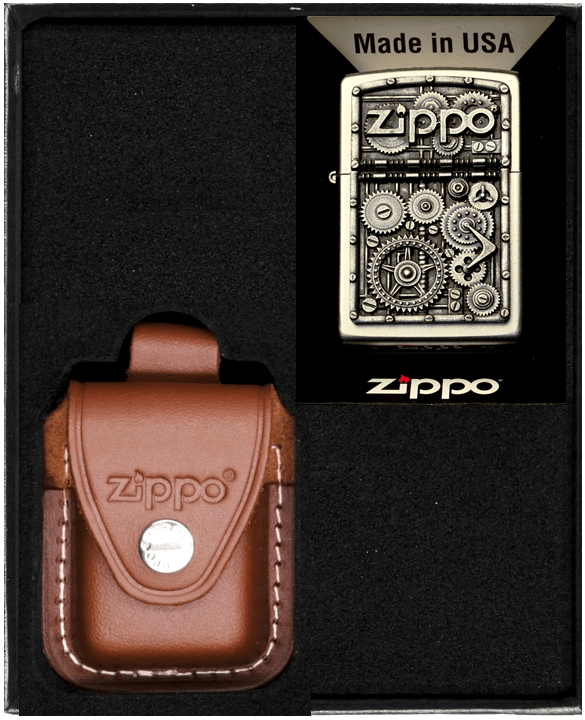 Zippo Gear Wheels Lighter Gavesæt nr. 2