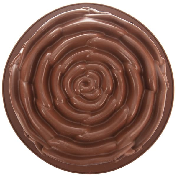 Silikonbabkaform ros brun SILLINIE 25 cm
