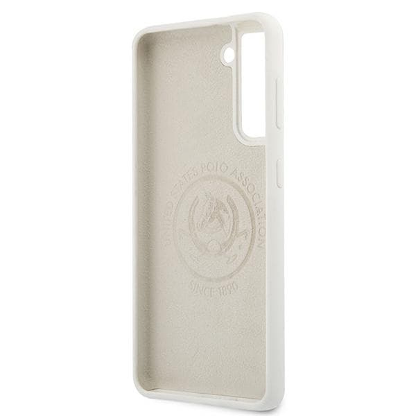 US Polo USHCS21SSLHRWH S21 G991vit/vit silikonlogotyp