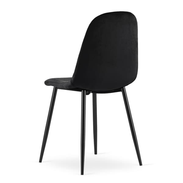 ASTI stol - sort fløjl x 1