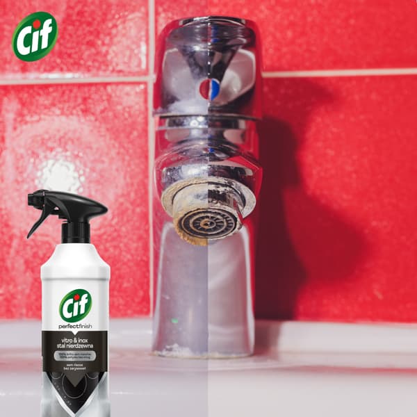 338441 Cif Perfekt Finish Rustfrit Stål 435ml