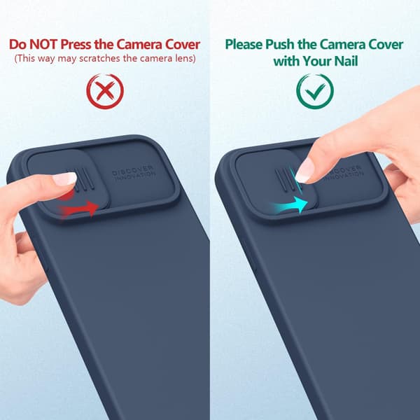 MARINEBLÅT ETUI TIL IPHONE 13 PRO MAX LUKKET KAMERA HOLDBART