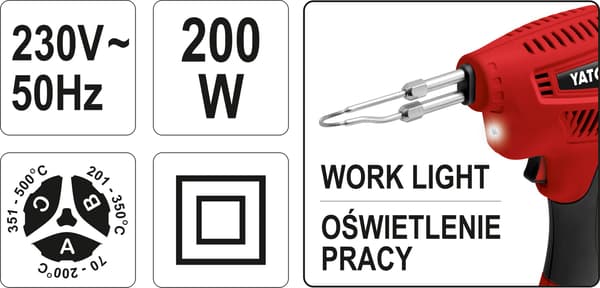 200W TRANSFORMATORLÖDKOLV - YT-82451
