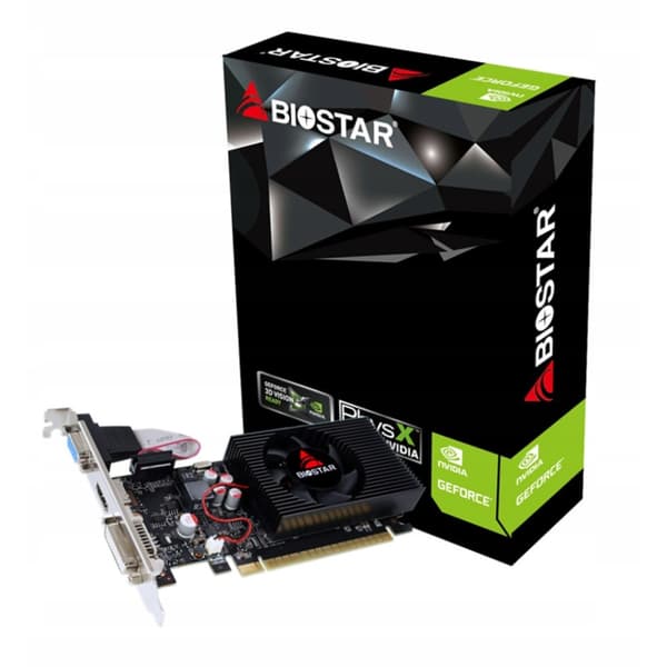 Biostar GT730, 4 GB GDDR3, lavprofil grafikkort