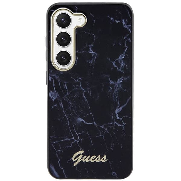 Guess GUHCS23MPCUMAK S23 +S916 sort/sort hårdt etui marmor
