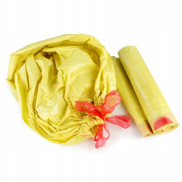 MrTrash TJOCKA GULA SOPPACKNINGAR 60L MED SNÖTEJP 10 ST 0,2 kg