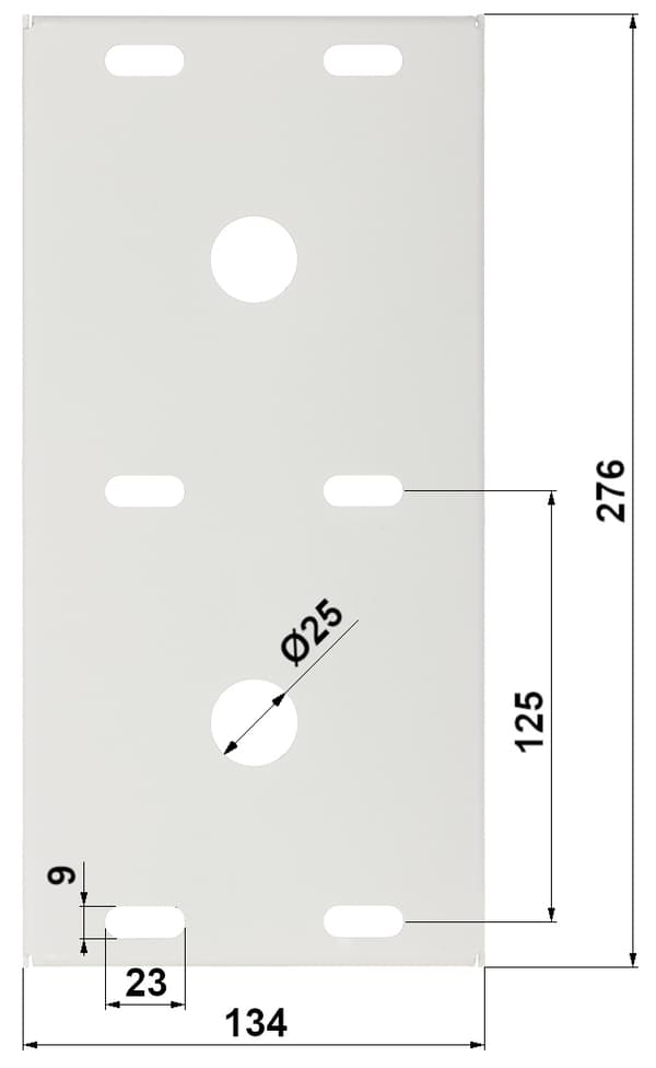 Monterituslevy BM-130X280 Eco