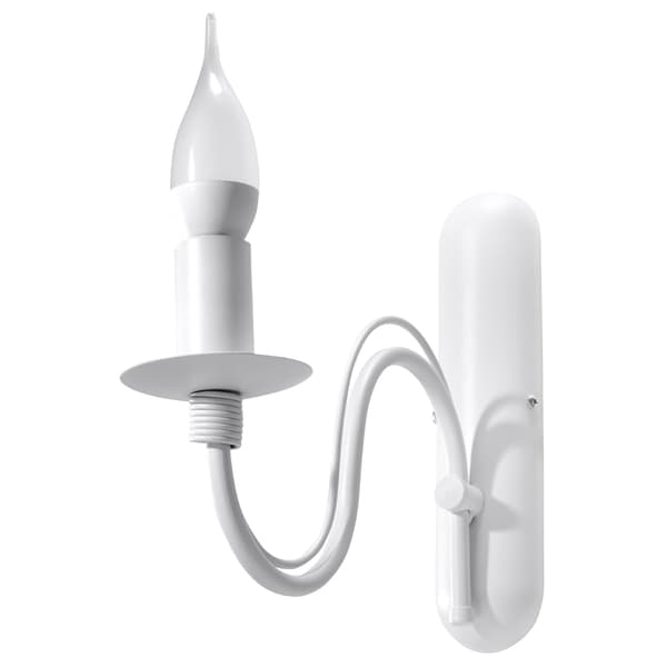 Vägglampa Minerva 1 E14 Vit Sollux SL.0216
