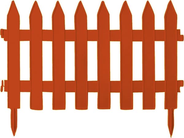 PROSPERPLAST HAVEHEGN 3,5 m KLASSISK TERRACOTTA