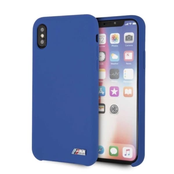 BMW Silicone M Collection - iPhone X / Xs -kotelo (sininen)