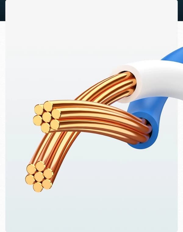 Ugreen kabel internet netværkskabel Ethernet patchkabel RJ45 Cat 6 UTP 1000Mbps 1m sort (20159)
