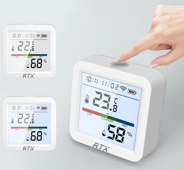 Zigbee Tuya LCD-lämpötila- ja kosteusanturi