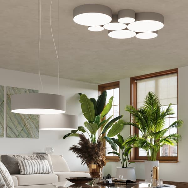 SOLARA TAKLAMPA 4 E27 GRÅ LUMILO 09.279.18