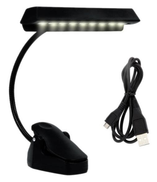 MUSIC MATE MM-A85 PureLight Sort LED Nodestativlampe