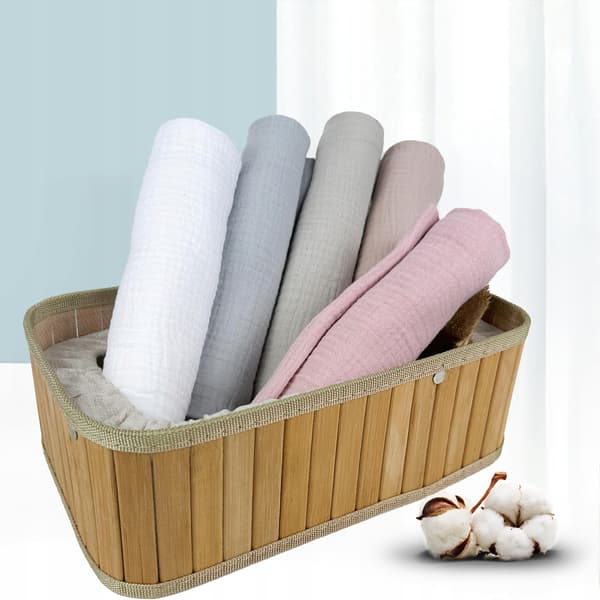Plumeri Muslin Bleer Sæt med 5 Farver 70x70 cm
