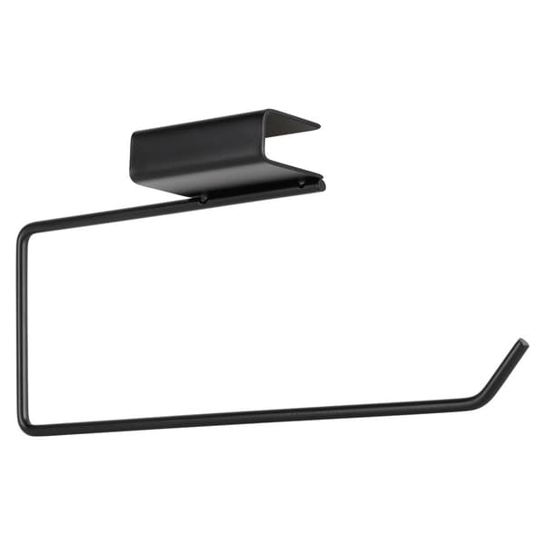Papirhåndklædeholder metal sort 30x4,5x13 cm