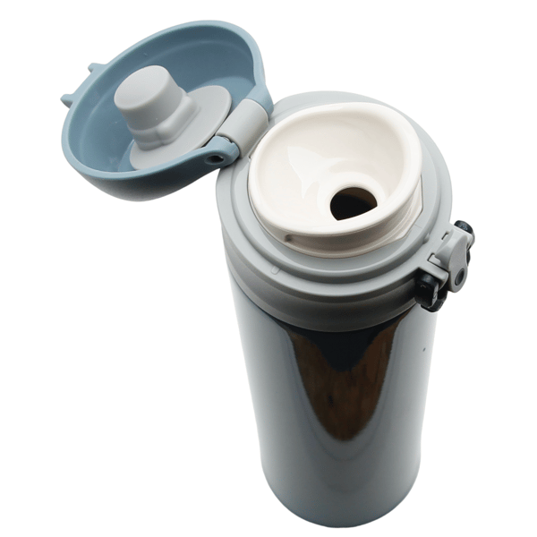 Termosmugg i stål, 450 ml, för kaffe, te och vatten
