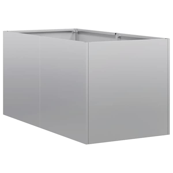vidaXL Blomkruka 40x80x40 cm galvaniserat stål